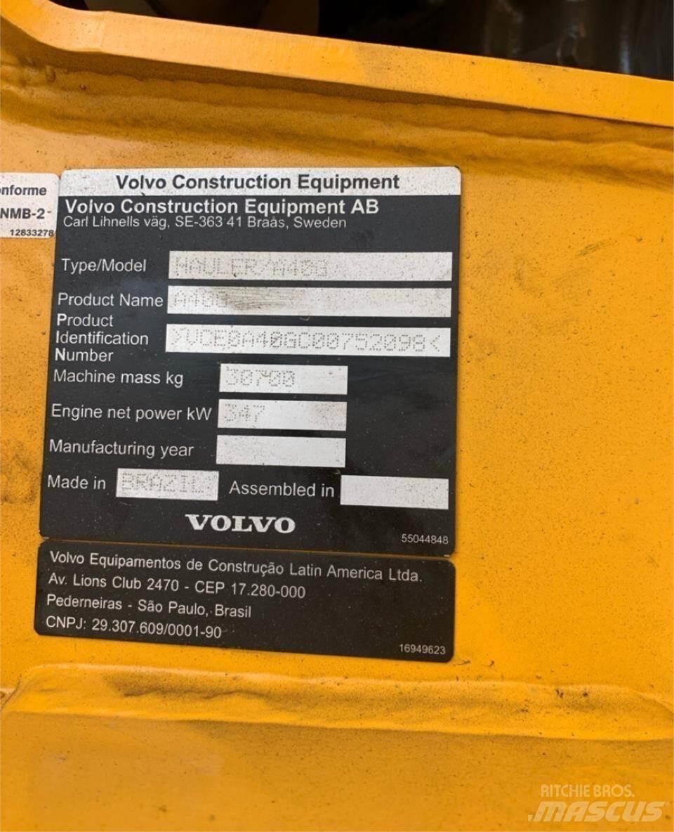 Volvo A40G Шарнирно-сочленённые самосвалы