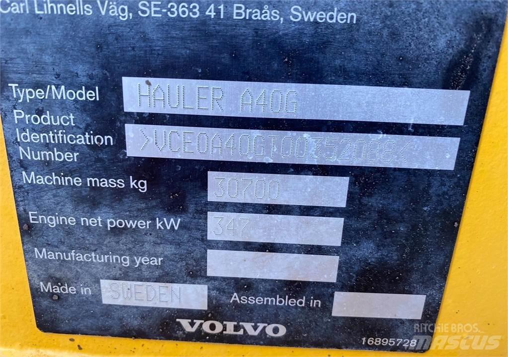 Volvo A40G Шарнирно-сочленённые самосвалы