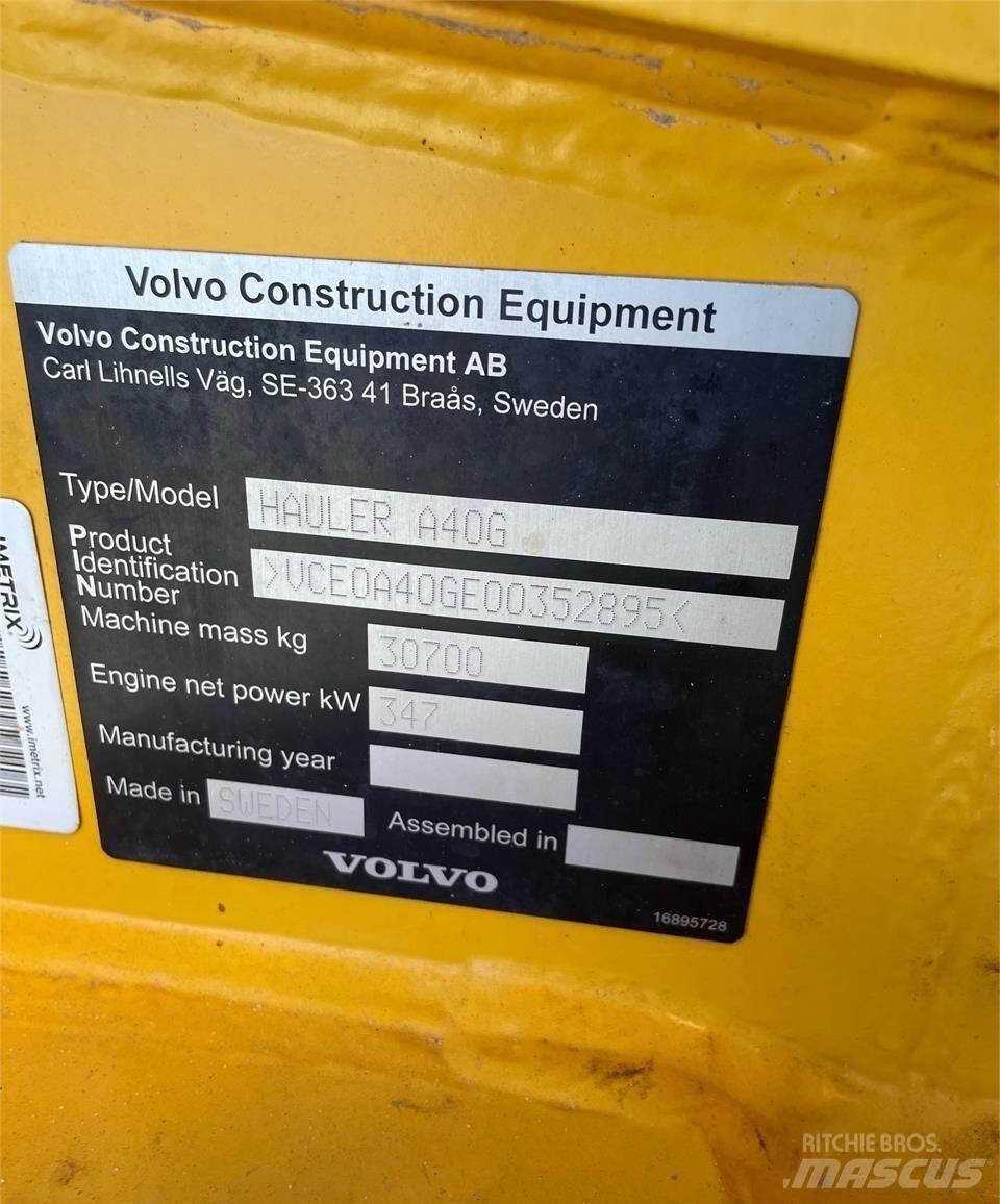 Volvo A40G Шарнирно-сочленённые самосвалы