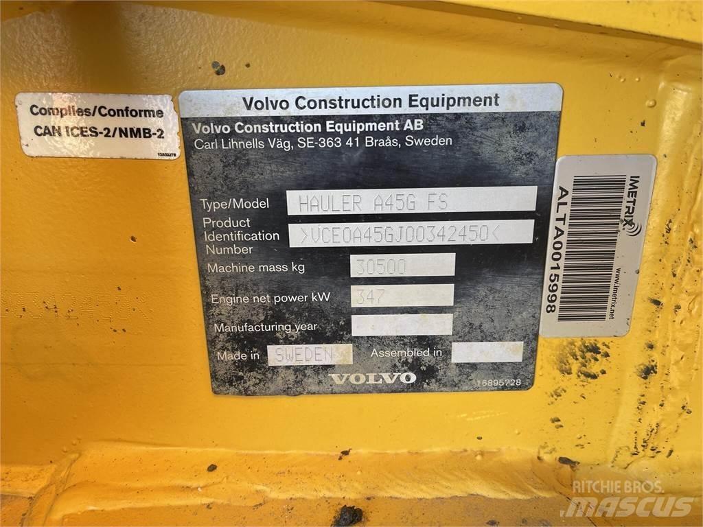 Volvo A45G FS Шарнирно-сочленённые самосвалы