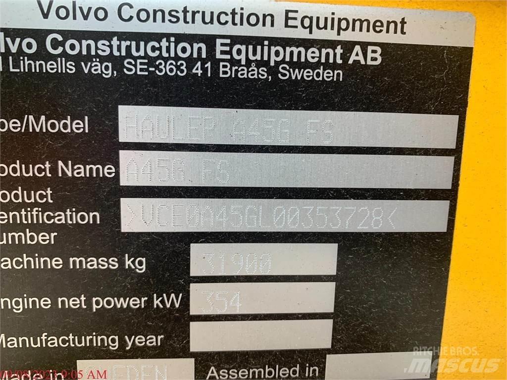 Volvo A45G FS Шарнирно-сочленённые самосвалы