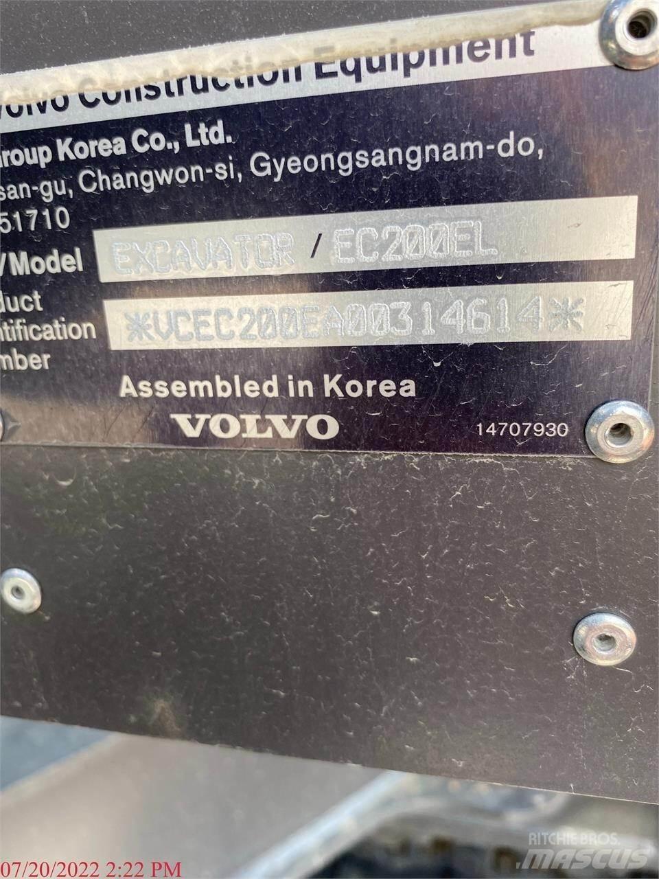 Volvo EC200EL Гусеничные экскаваторы