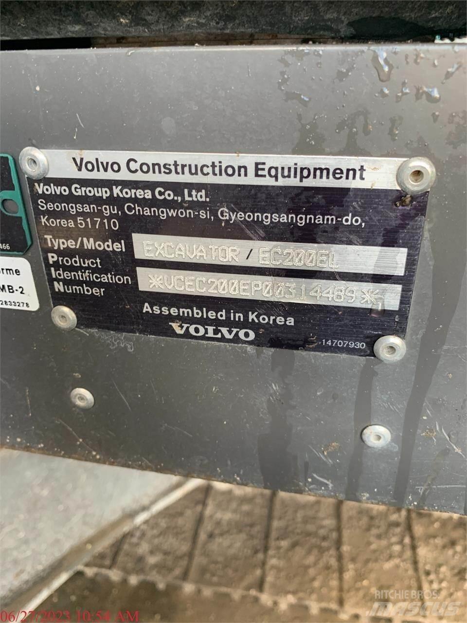 Volvo EC200EL Гусеничные экскаваторы