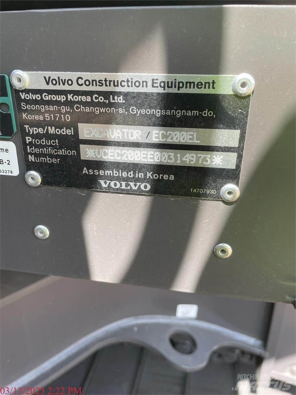 Volvo EC200EL Гусеничные экскаваторы