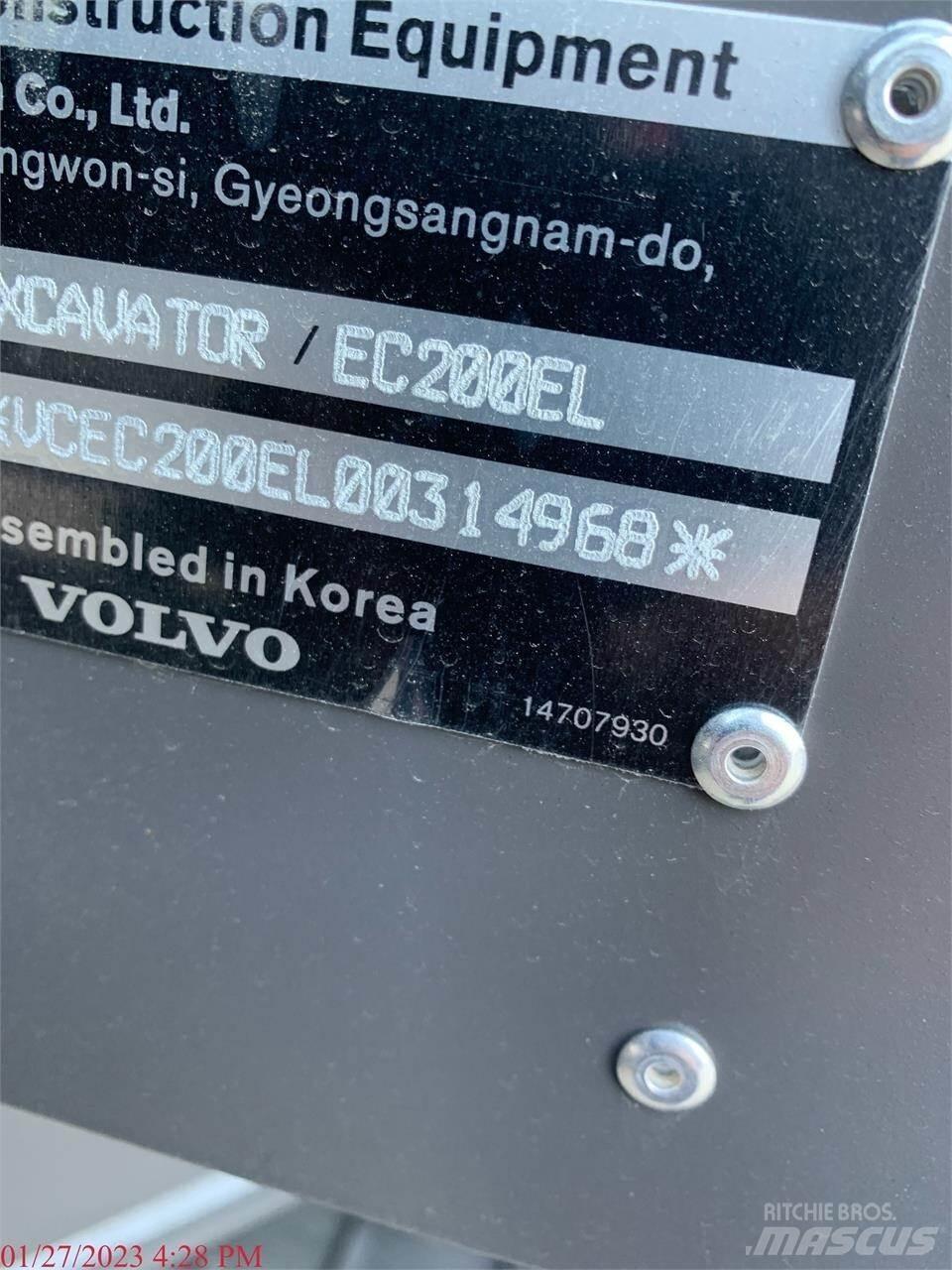 Volvo EC200EL Гусеничные экскаваторы