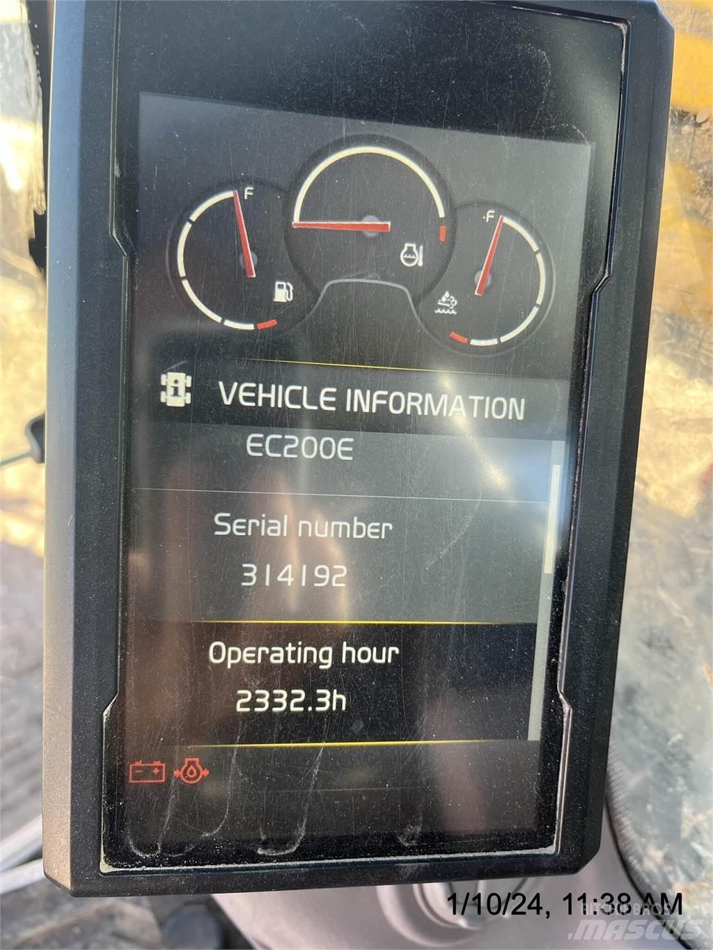 Volvo EC200EL Гусеничные экскаваторы