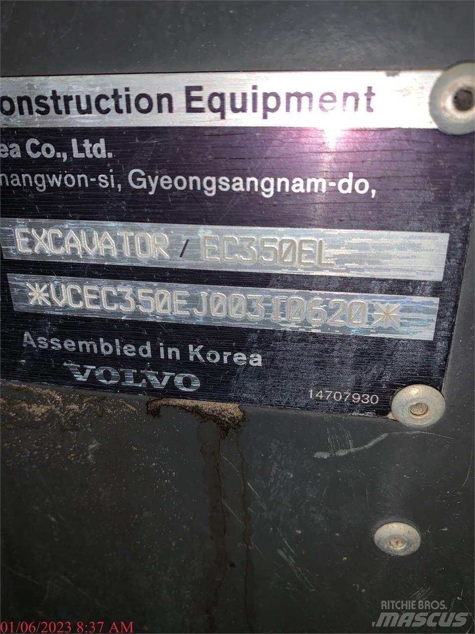 Volvo EC350EL Гусеничные экскаваторы