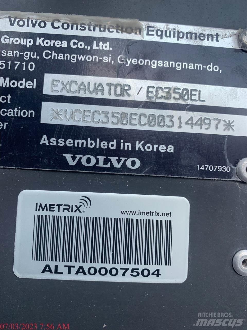 Volvo EC350EL Гусеничные экскаваторы