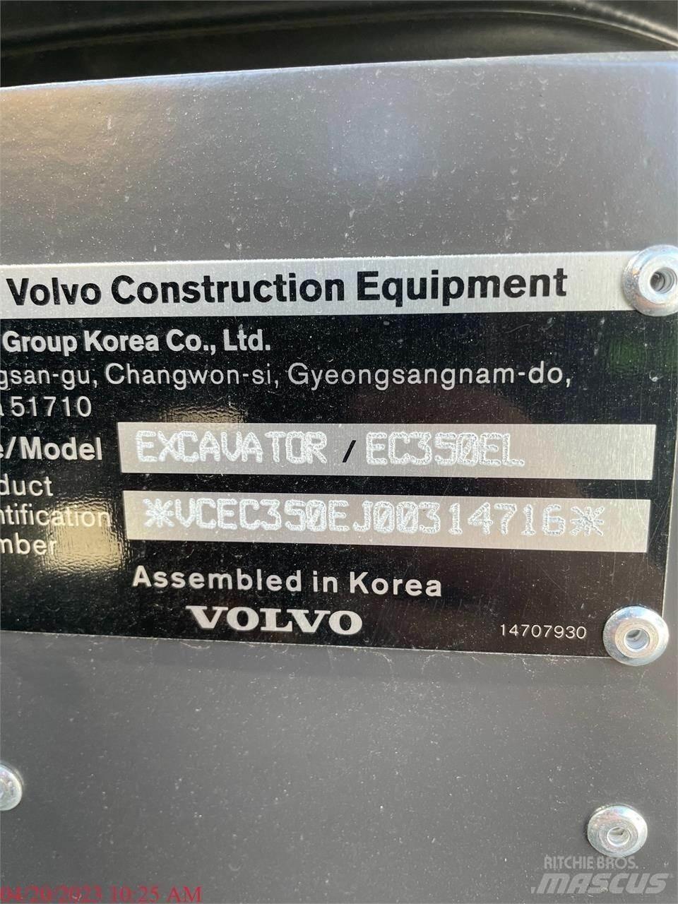 Volvo EC350EL Гусеничные экскаваторы