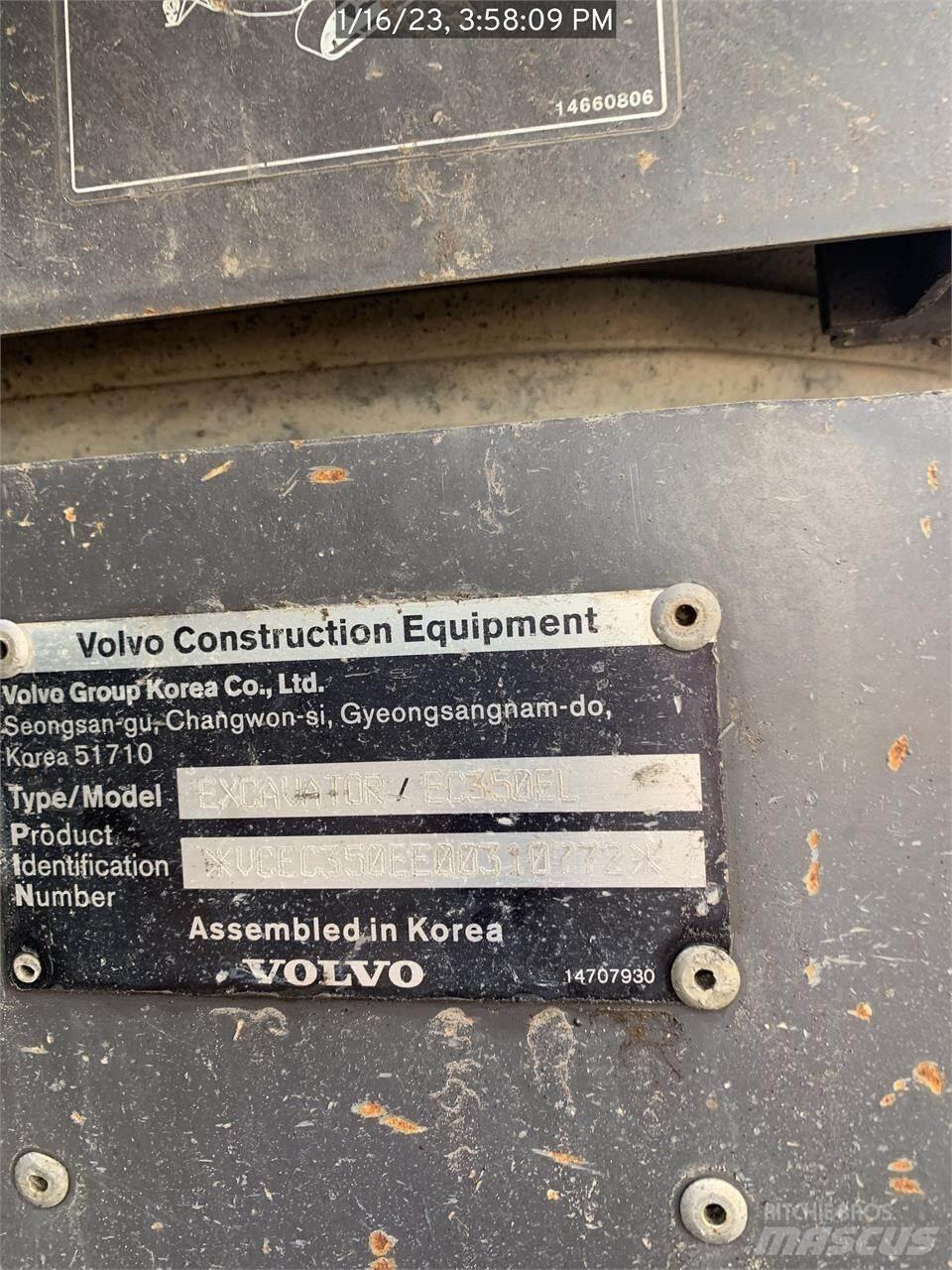 Volvo EC350EL Гусеничные экскаваторы