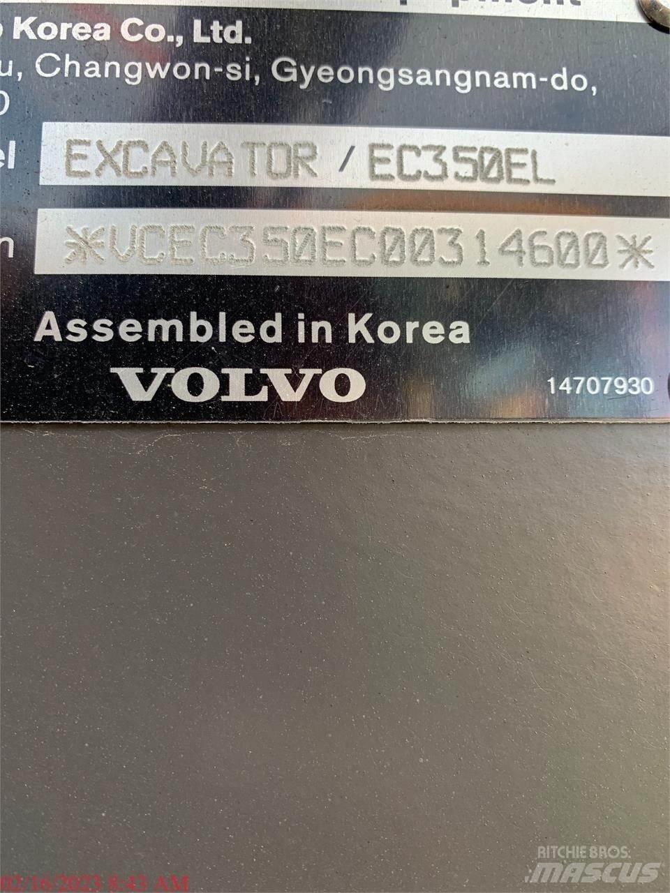 Volvo EC350EL Гусеничные экскаваторы