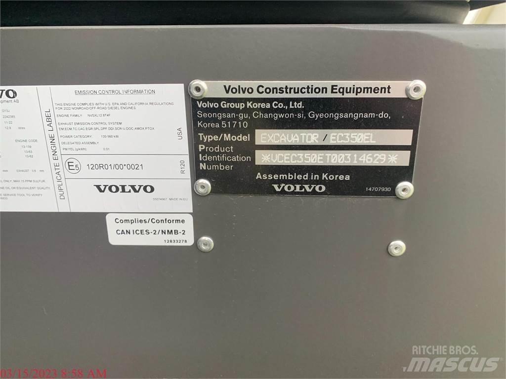 Volvo EC350EL Гусеничные экскаваторы