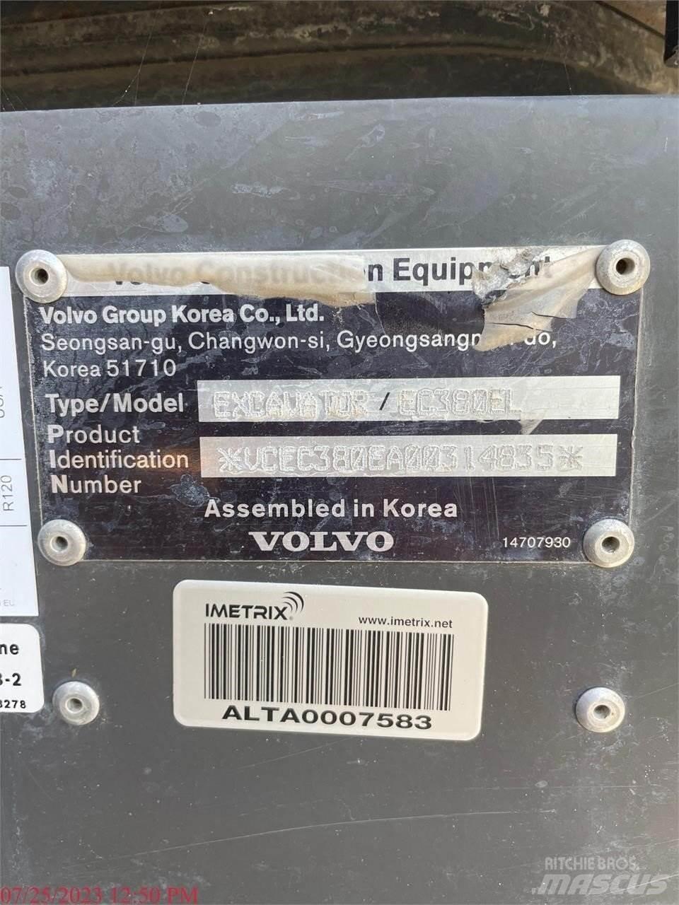 Volvo EC380EL Гусеничные экскаваторы