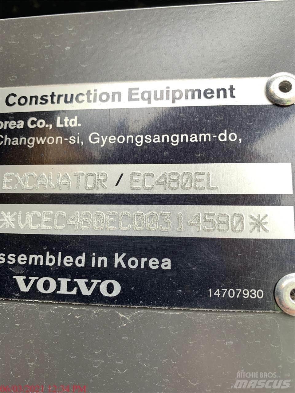 Volvo EC480EL Гусеничные экскаваторы