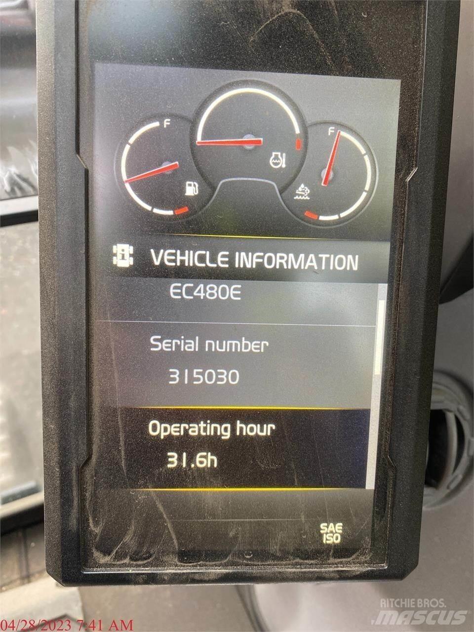 Volvo EC480EL Гусеничные экскаваторы