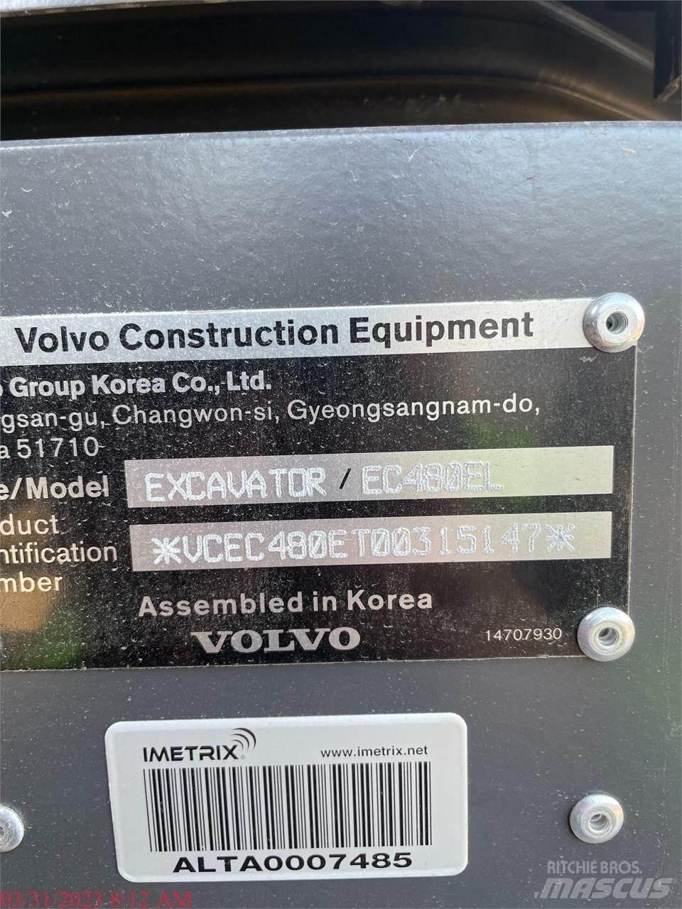 Volvo EC480EL Гусеничные экскаваторы