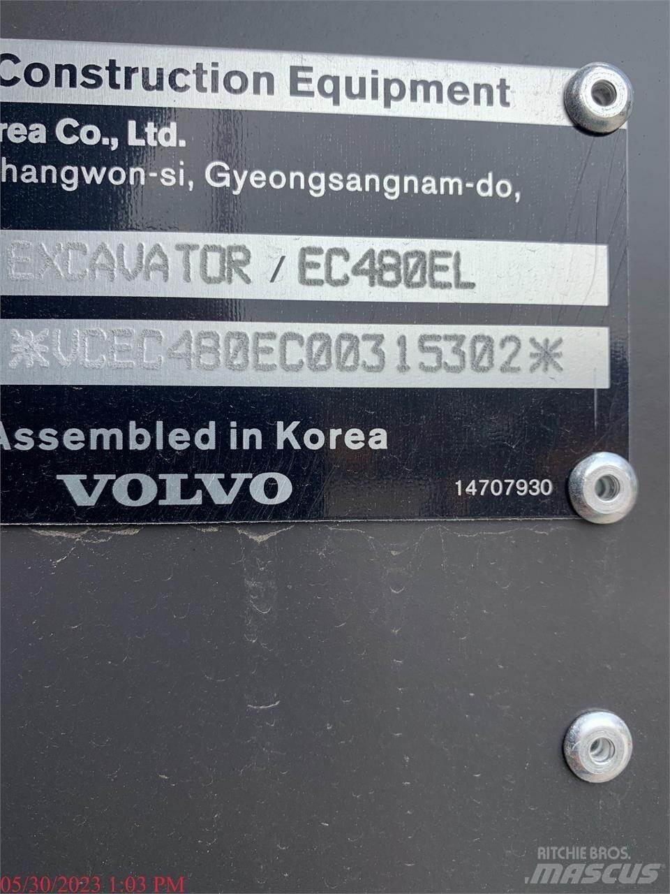 Volvo EC480EL Гусеничные экскаваторы