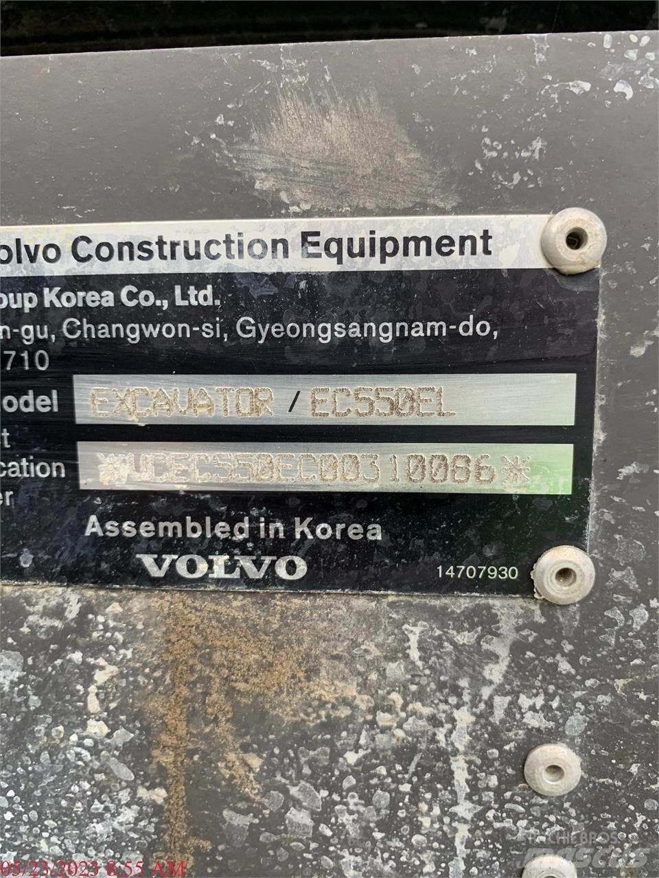 Volvo EC550EL Гусеничные экскаваторы