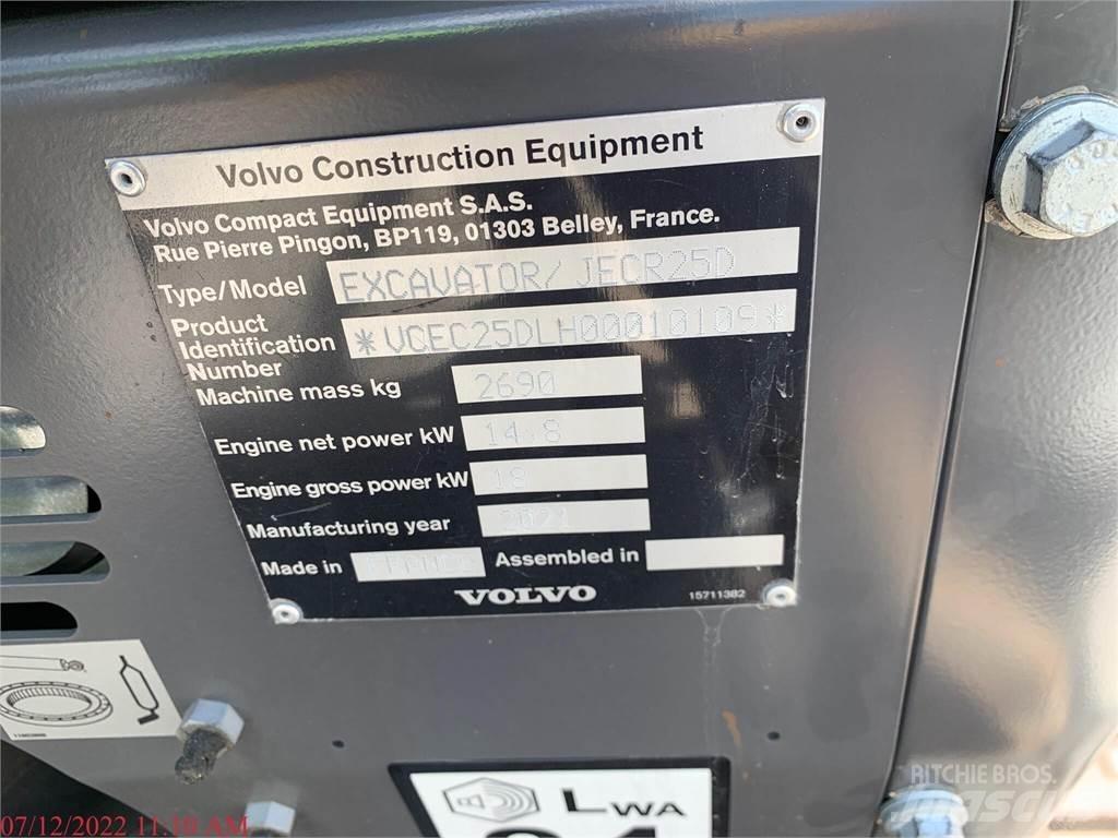Volvo ECR25D Мини-экскаваторы