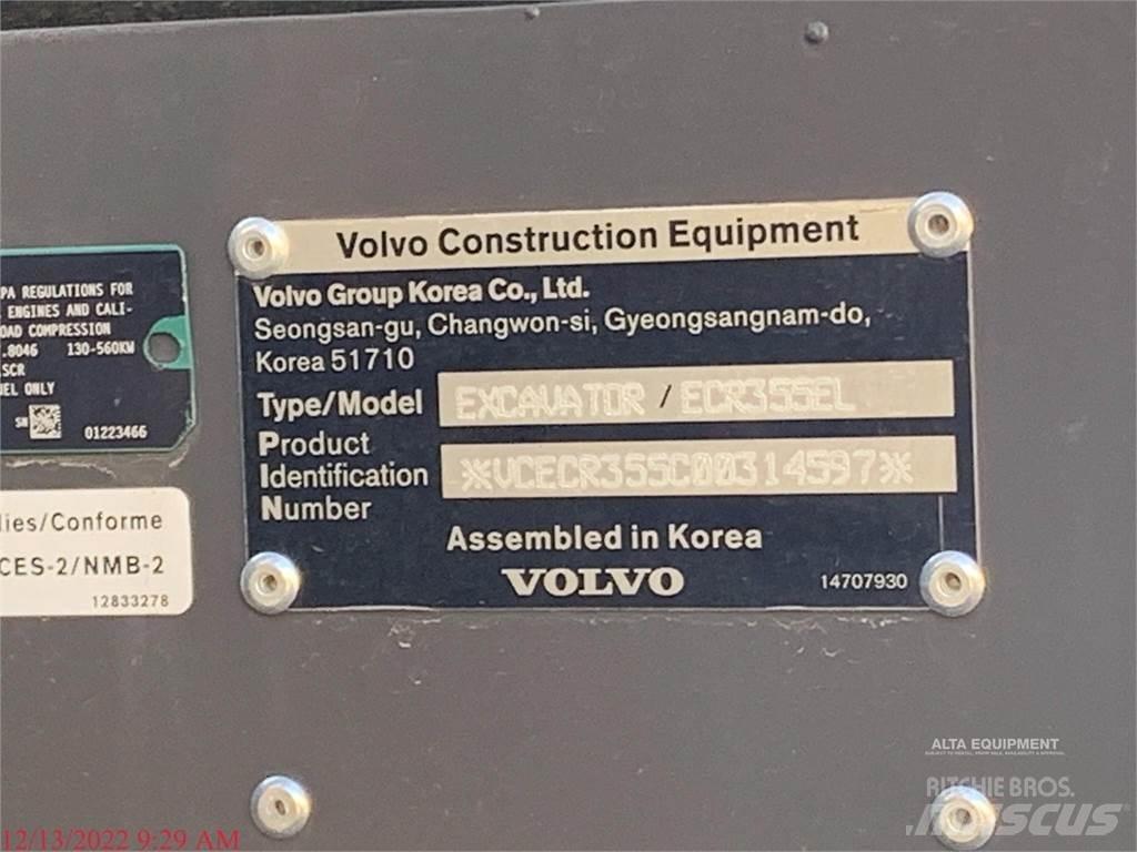 Volvo ECR355EL Гусеничные экскаваторы