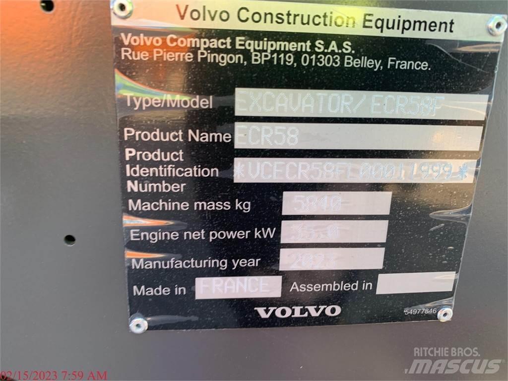 Volvo ECR58F Гусеничные экскаваторы
