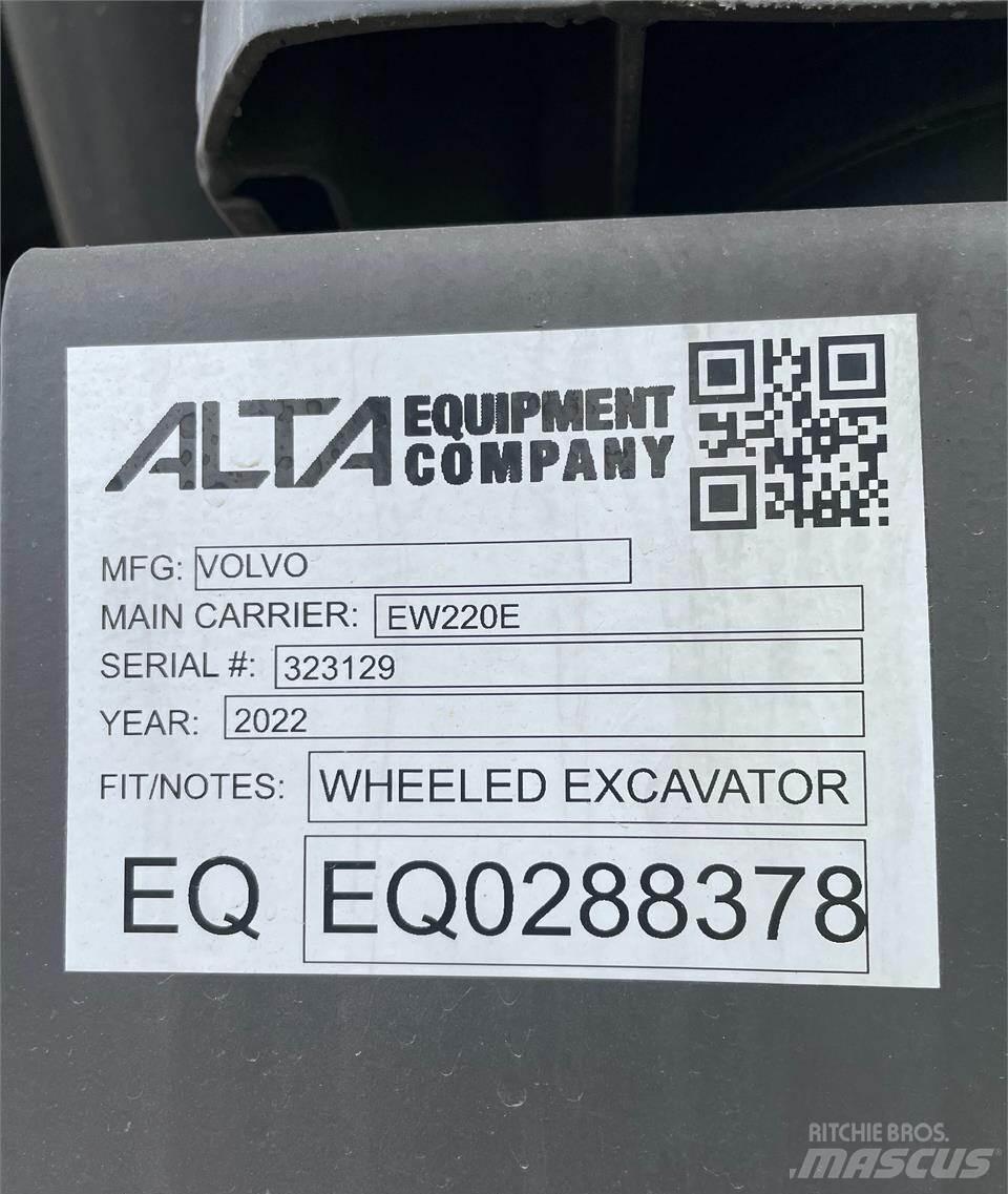 Volvo EW220E Колёсные экскаваторы
