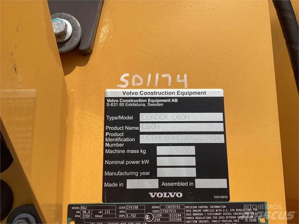 Volvo L60H Фронтальные погрузчики