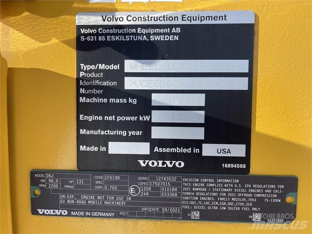 Volvo L60H Фронтальные погрузчики
