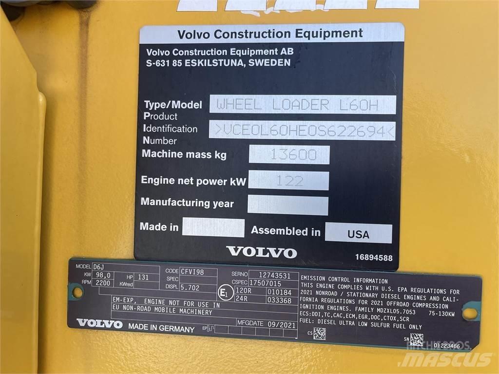 Volvo L60H Фронтальные погрузчики