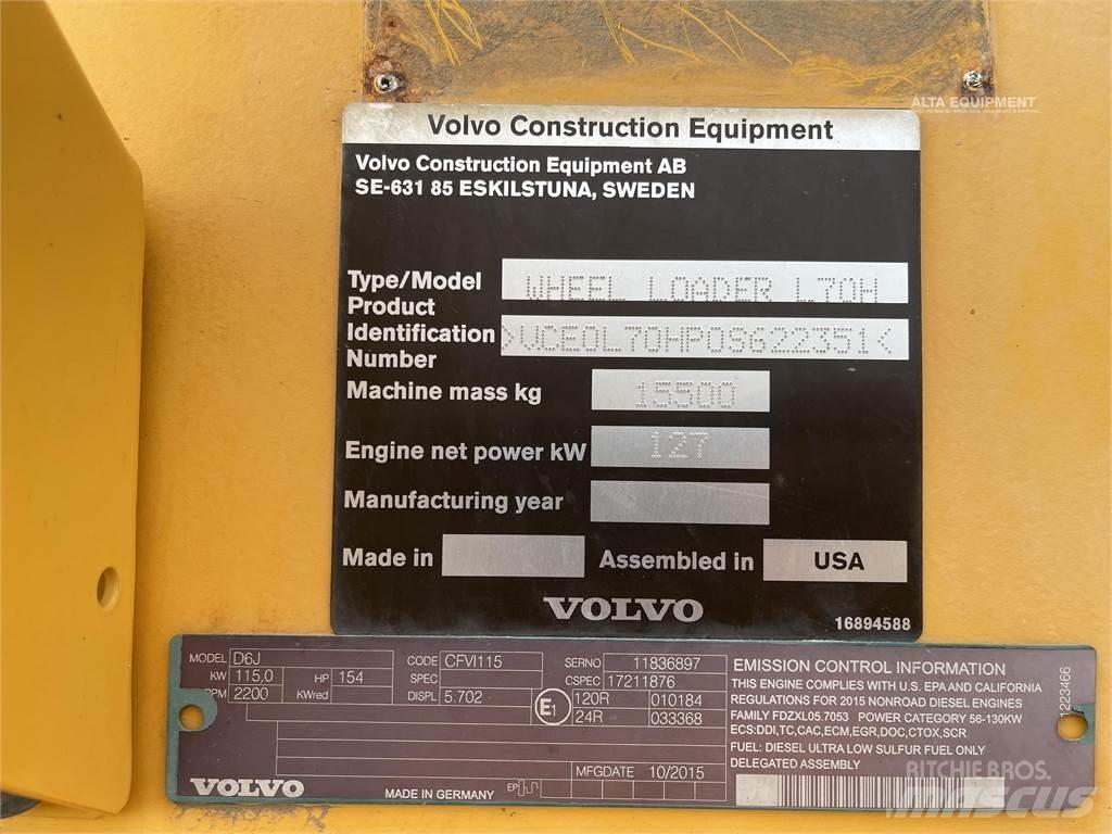 Volvo L70H Фронтальные погрузчики