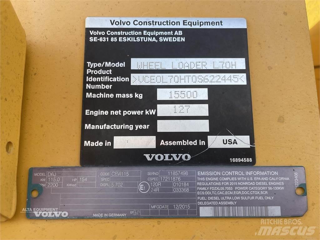 Volvo L70H Фронтальные погрузчики