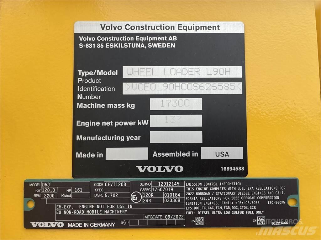 Volvo L90H Фронтальные погрузчики