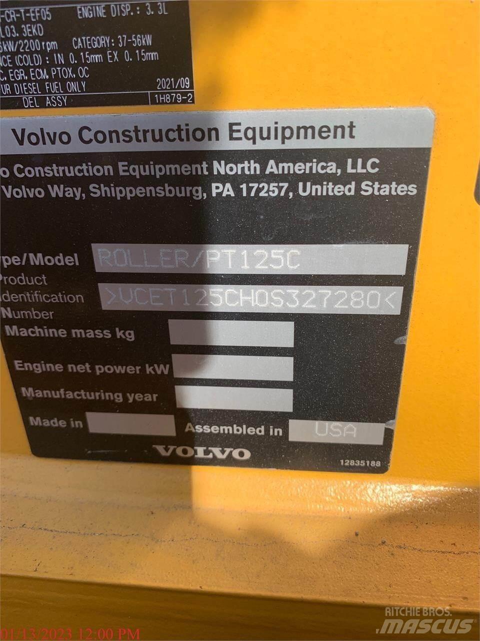 Volvo PT125C Пневматические катки