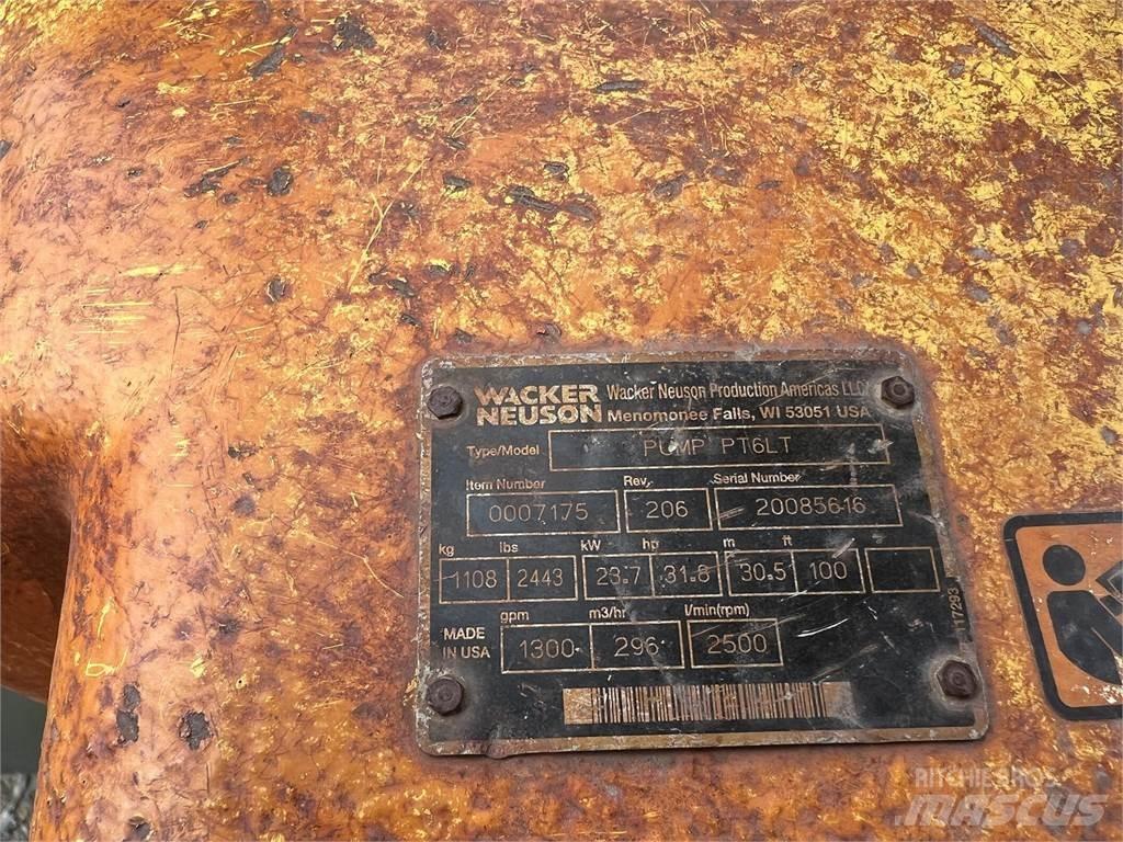 Wacker Neuson PT6 Гидронасосы