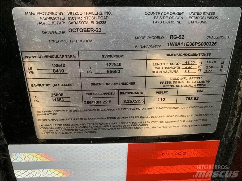 Witzco CHALLENGER Низкорамные полуприцепы
