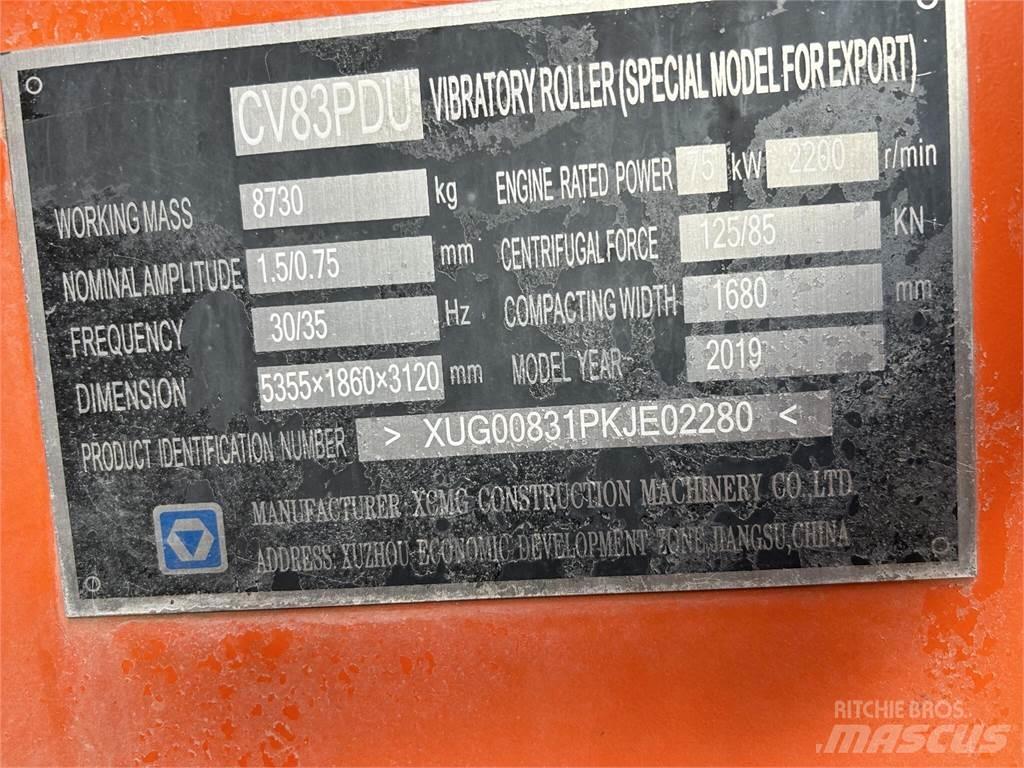 XCMG CV83PDU Катки тротуарные