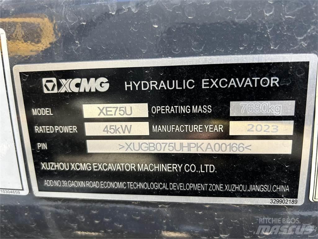 XCMG XE75U Гусеничные экскаваторы