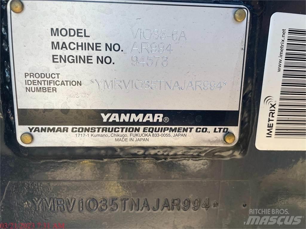 Yanmar VIO35-6A Мини-экскаваторы