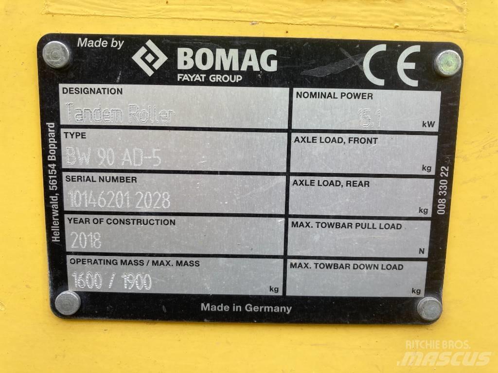 Bomag BW 90 AD-5 Катки тротуарные