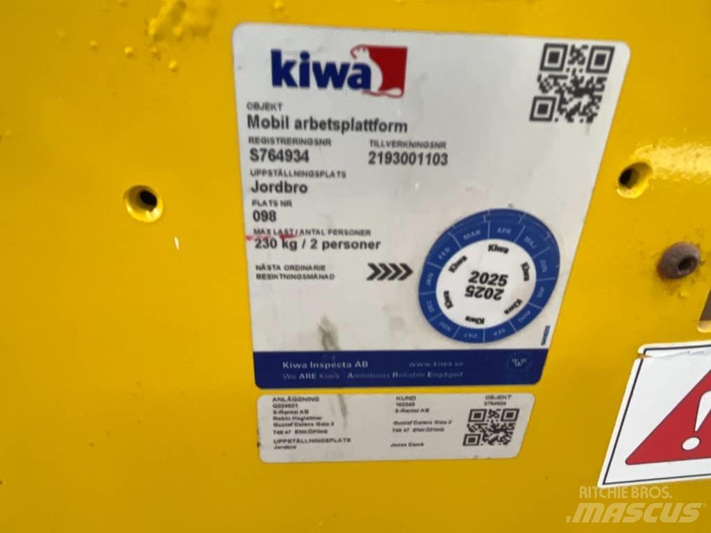 Saxlift GMG 930 ED, Ножничные подъемники