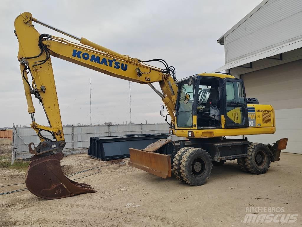 Komatsu PW 180-7EO Колёсные экскаваторы