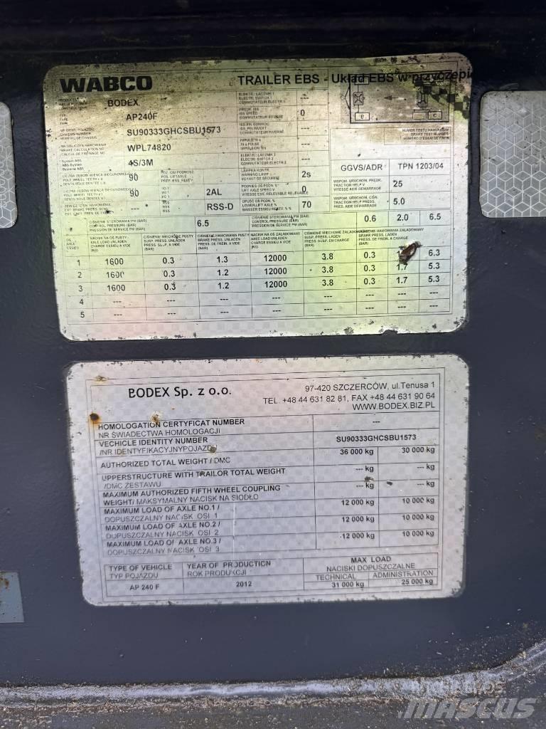 Bodex AP 240 F Прицепы Лесовозы