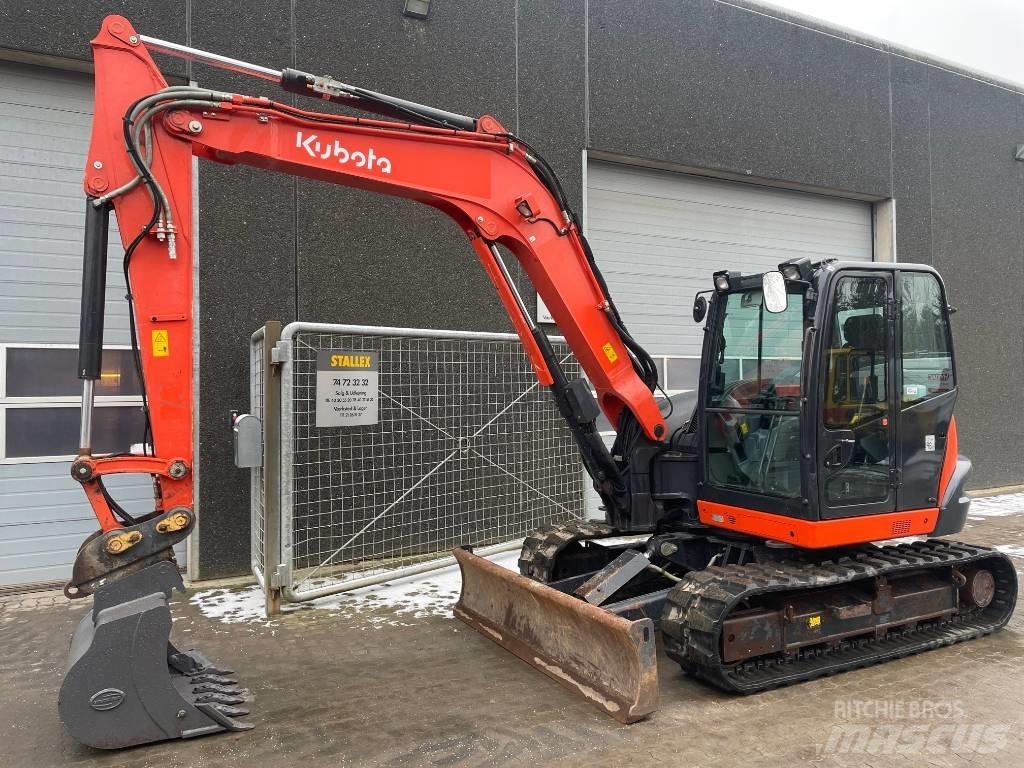 Kubota KX080-4a Малые экскаваторы 7т-12т
