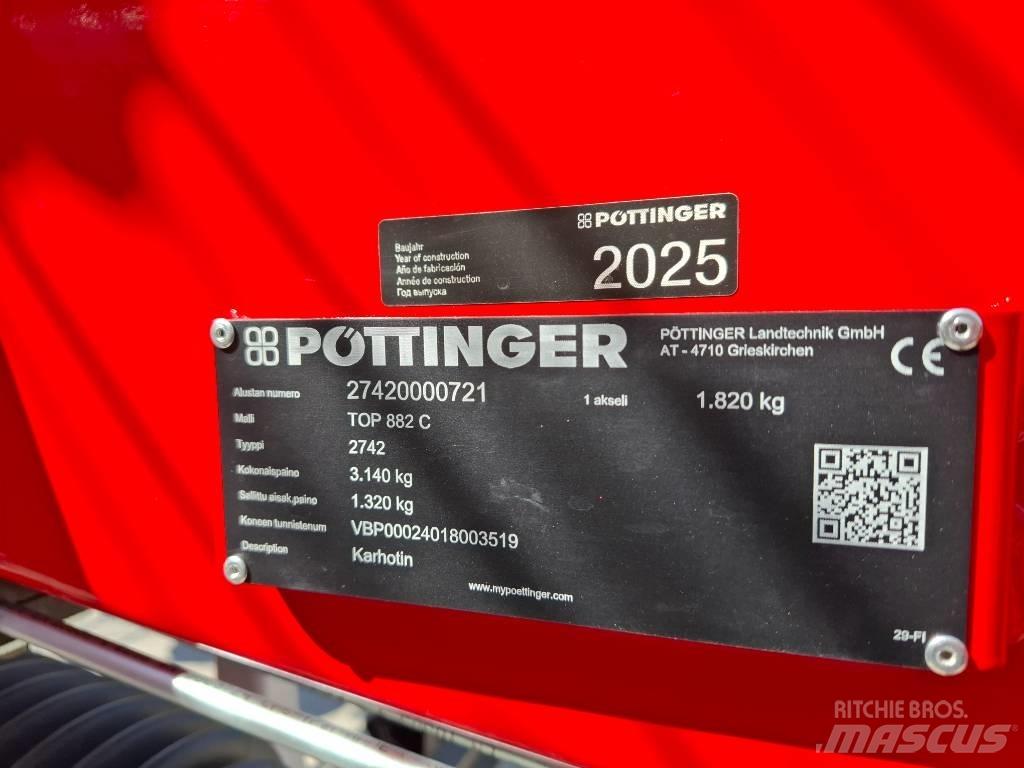 Pöttinger TOP 882C Рядковые косилки