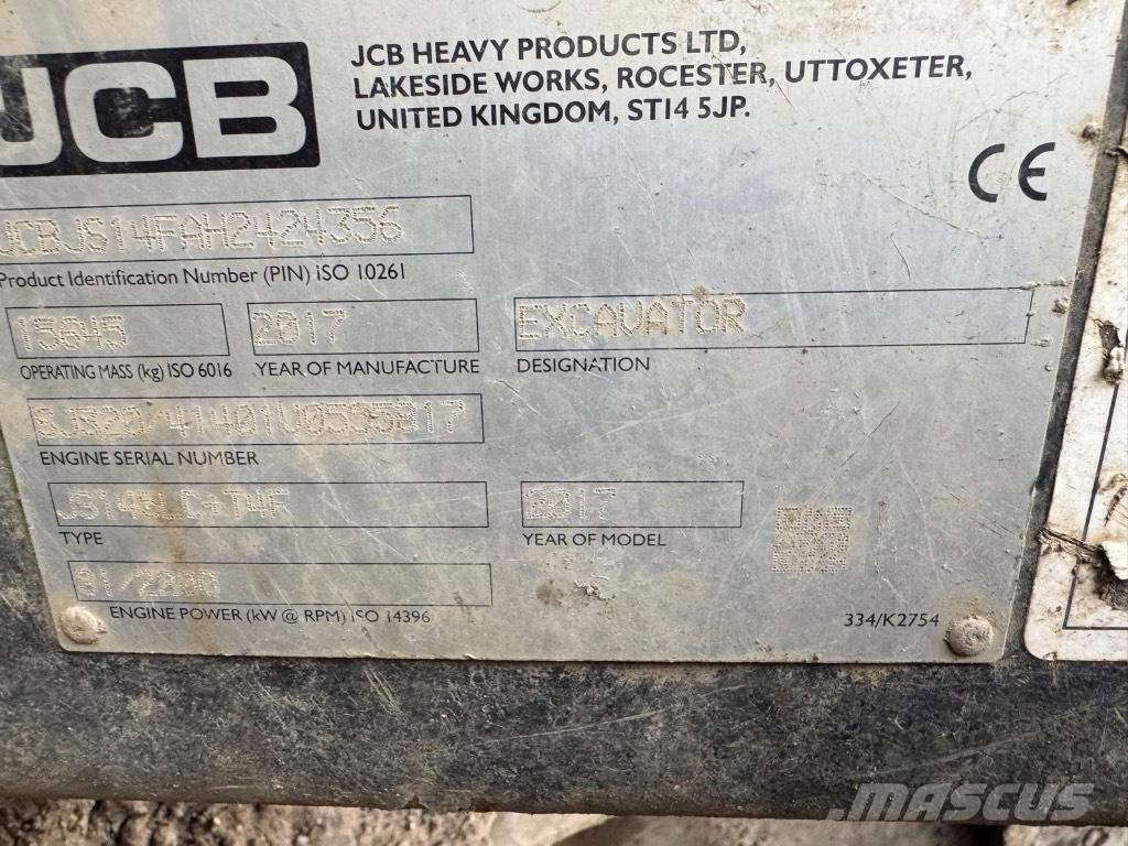 JCB JS 145 LC Гусеничные экскаваторы