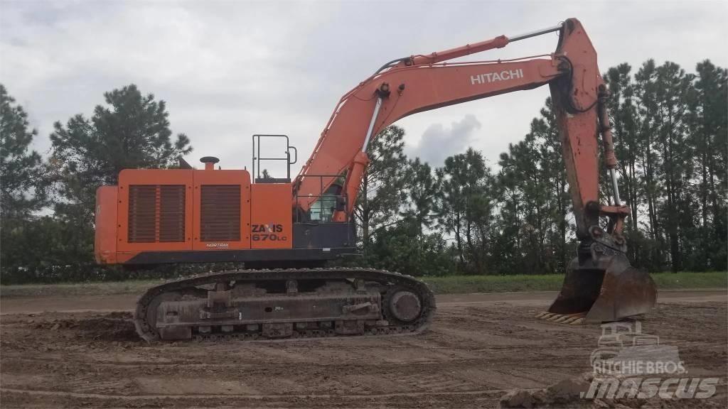 Hitachi ZX 670 Гусеничные экскаваторы