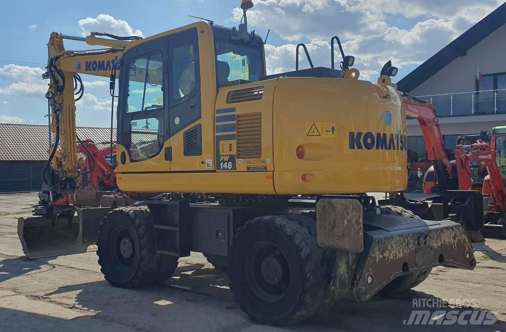 Komatsu PW148-10 Колёсные экскаваторы