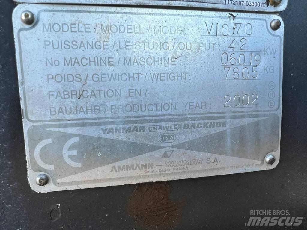Yanmar Vio 70 Гусеничные экскаваторы