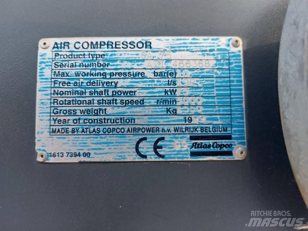 Atlas Copco GA 75 Воздушные компрессоры