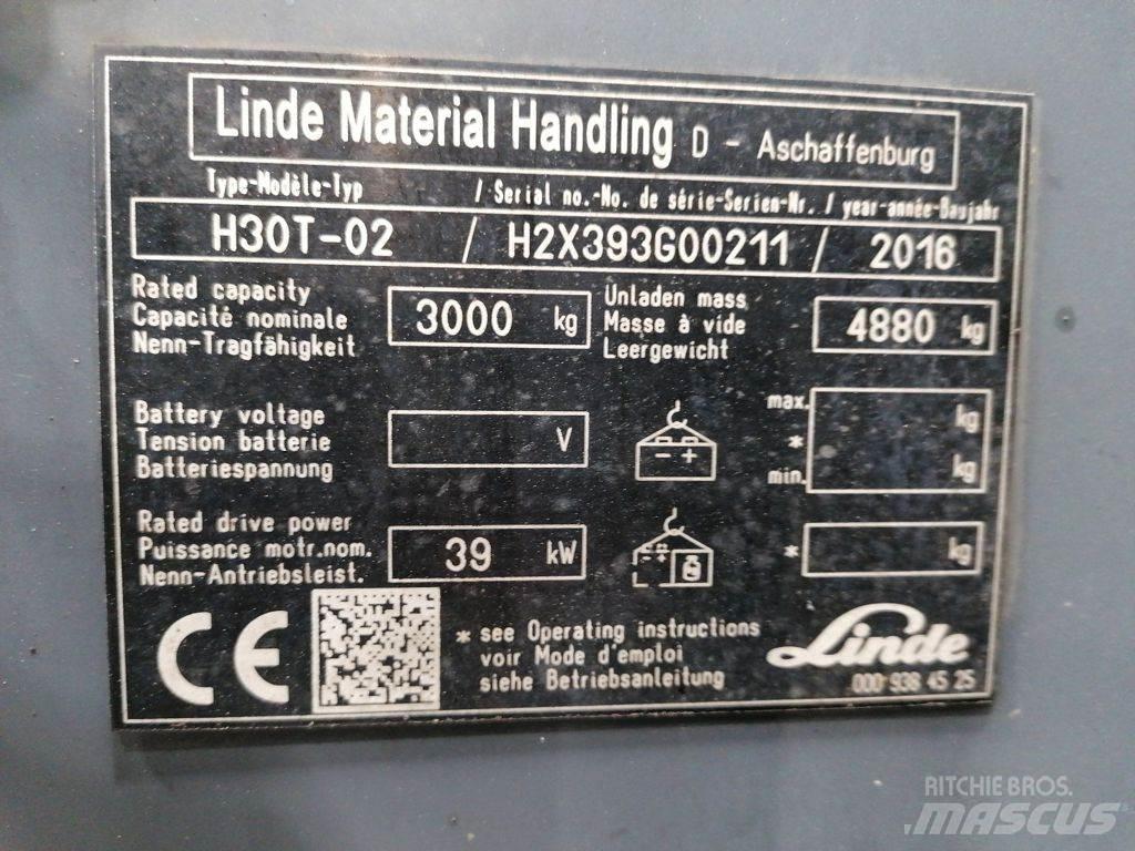 Linde H30T-02 Газовые погрузчики